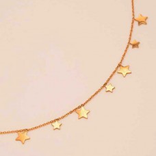Gold vermeil Little star chain necklace 